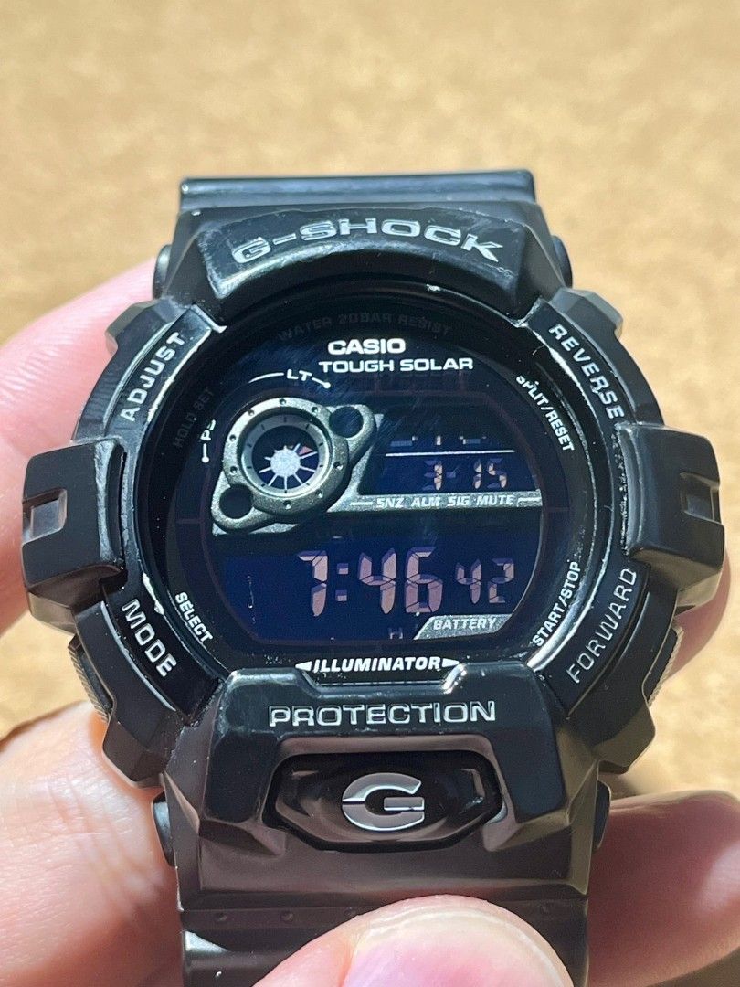 Casio G-Shock GR-8900A-1ER tough solar rannekello