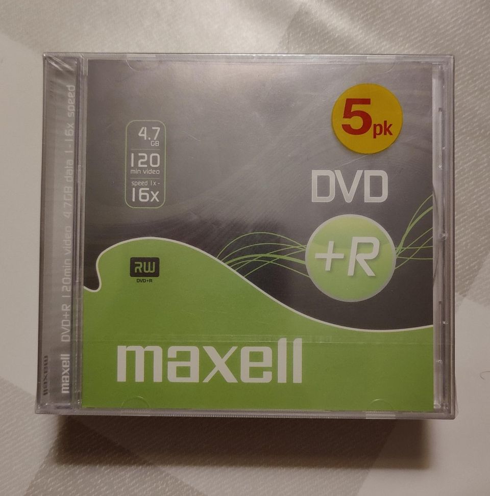 DVD-R levyä 5 kpl
