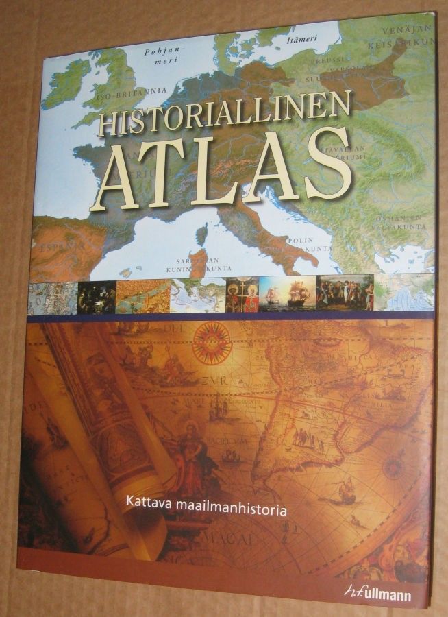 Tietokirjoja - 7 kpl (Historiallinen Atlas, U-564 ym.)