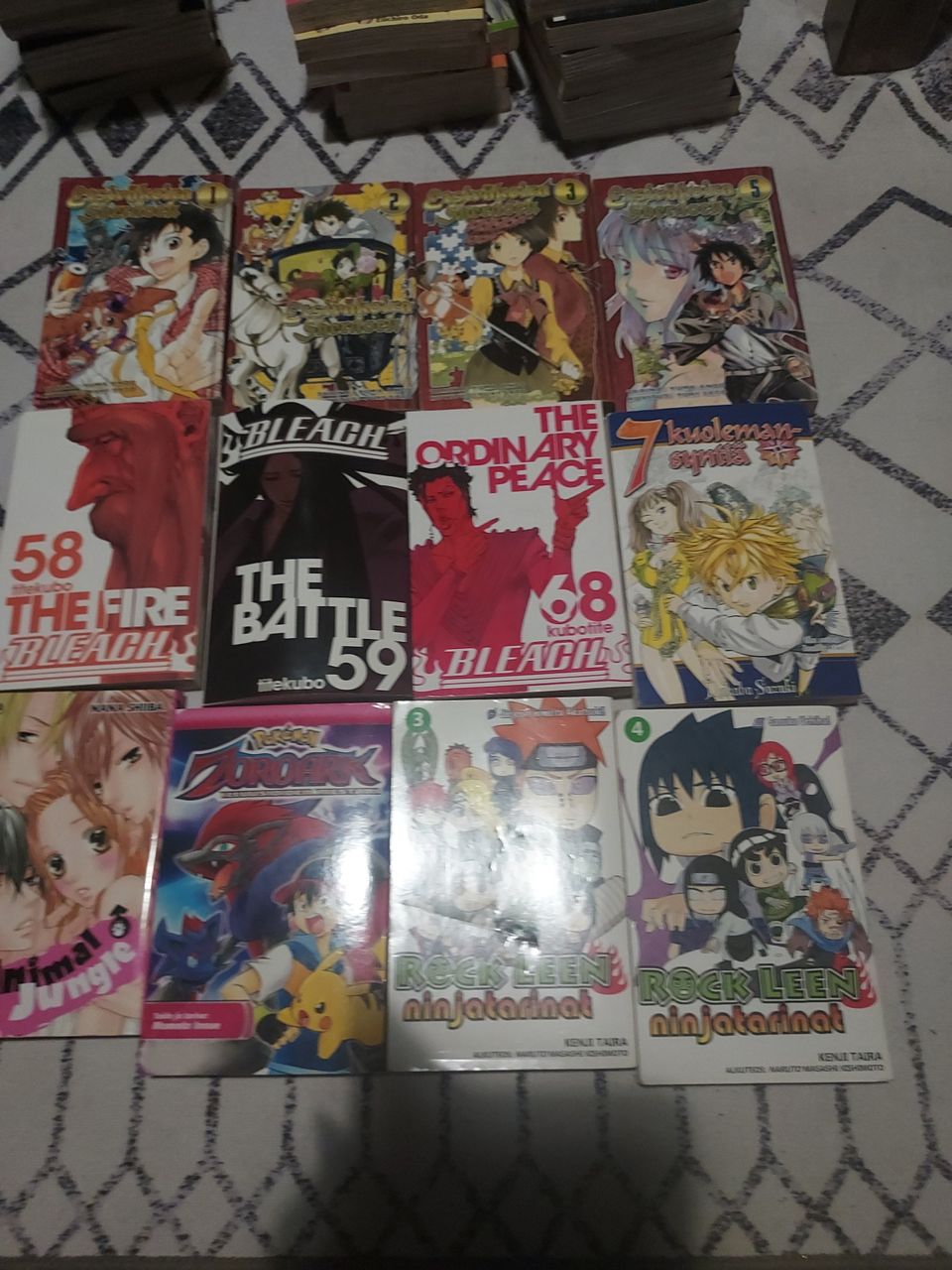 Sekalaisia manga kirjoja