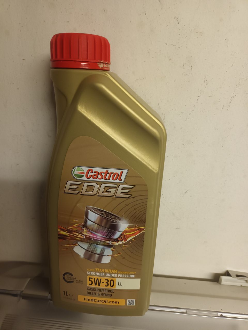 Moottoriöljy Castrol Edge 5W-30 Longlife, 1L