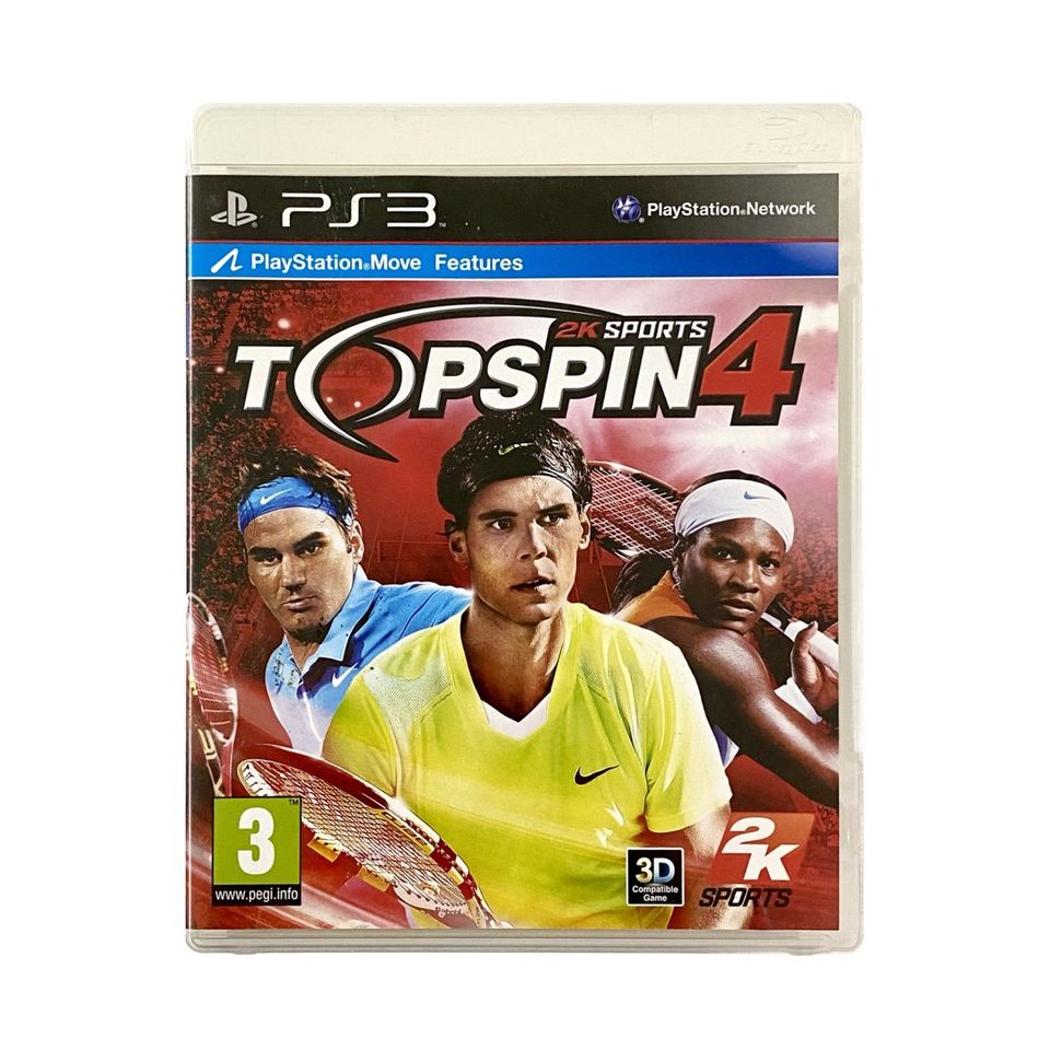 Top Spin 4 - PS3 (+löytyy paljon muita pelejä)