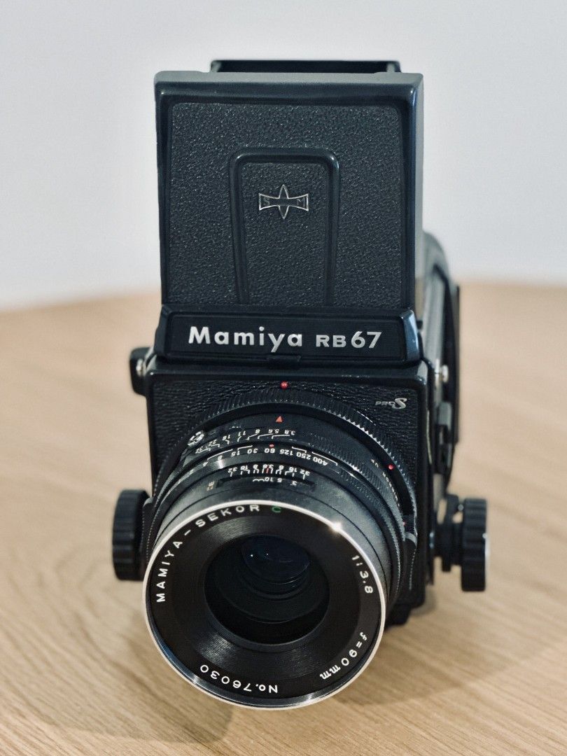 Mamiya RB67 ProS 120mm Film Camera + 90mm Lens