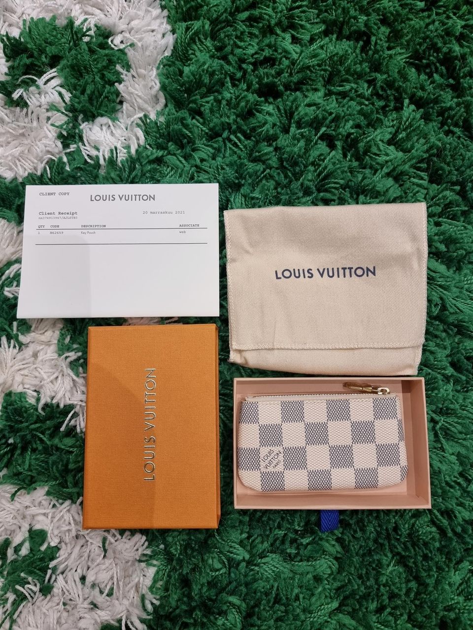 Louis Vuitton Damier Azur Key Pouch