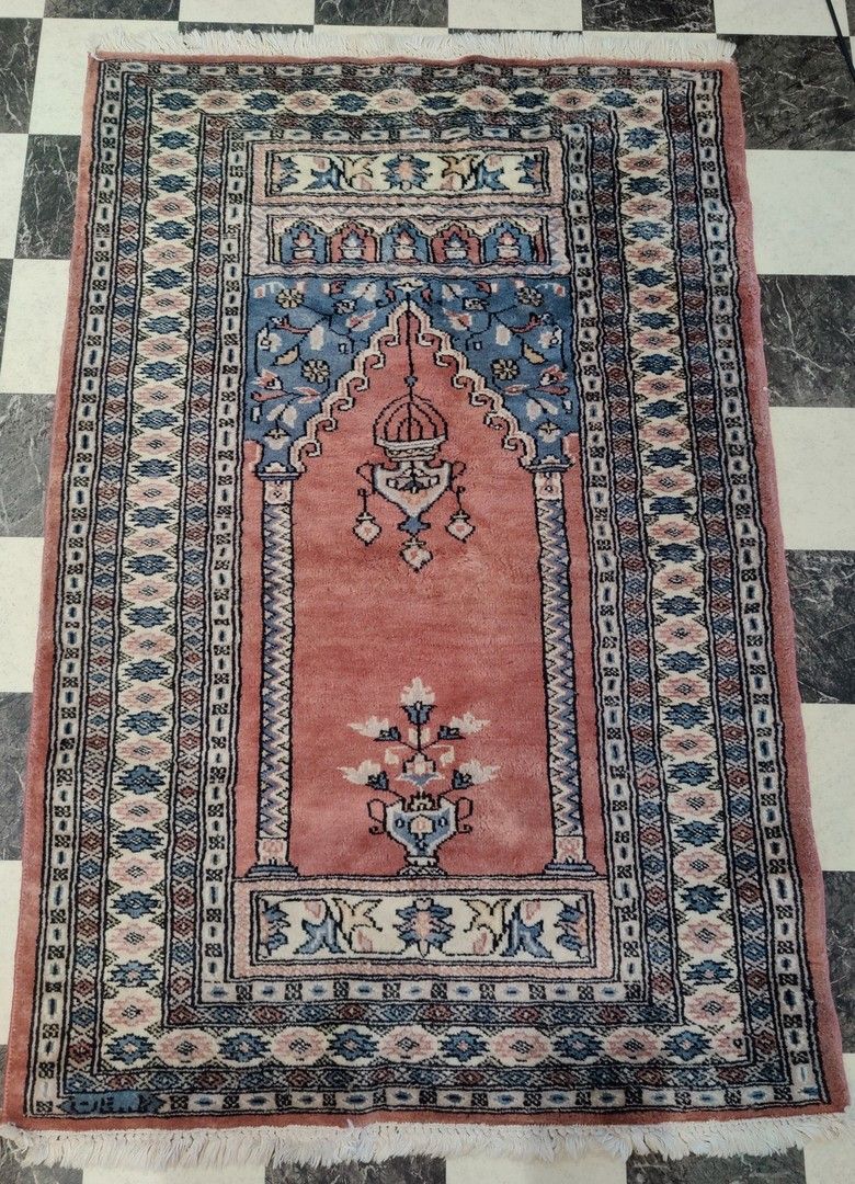 Itämainen matto käsinsolmittu 117 x 79 cm
