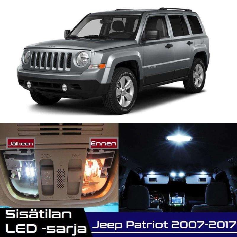 Jeep Patriot Sisätilan LED -muutossarja 6000K