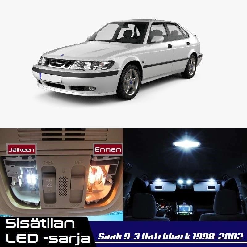 Saab 9-3 Hatchback (MK1) Sisätilan LED -muutossar