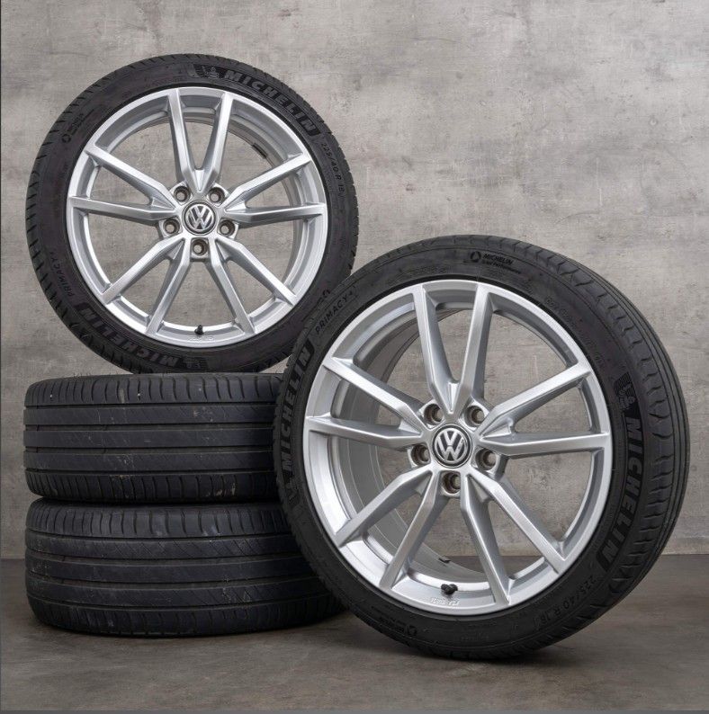 VW ORIG R18x7.5 5x112 ET51+225/40R18 Michelin Primacy 4 4mm