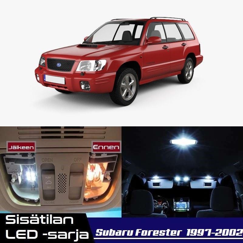 Subaru Forester (SF) Sisätilan LED -muutossarja