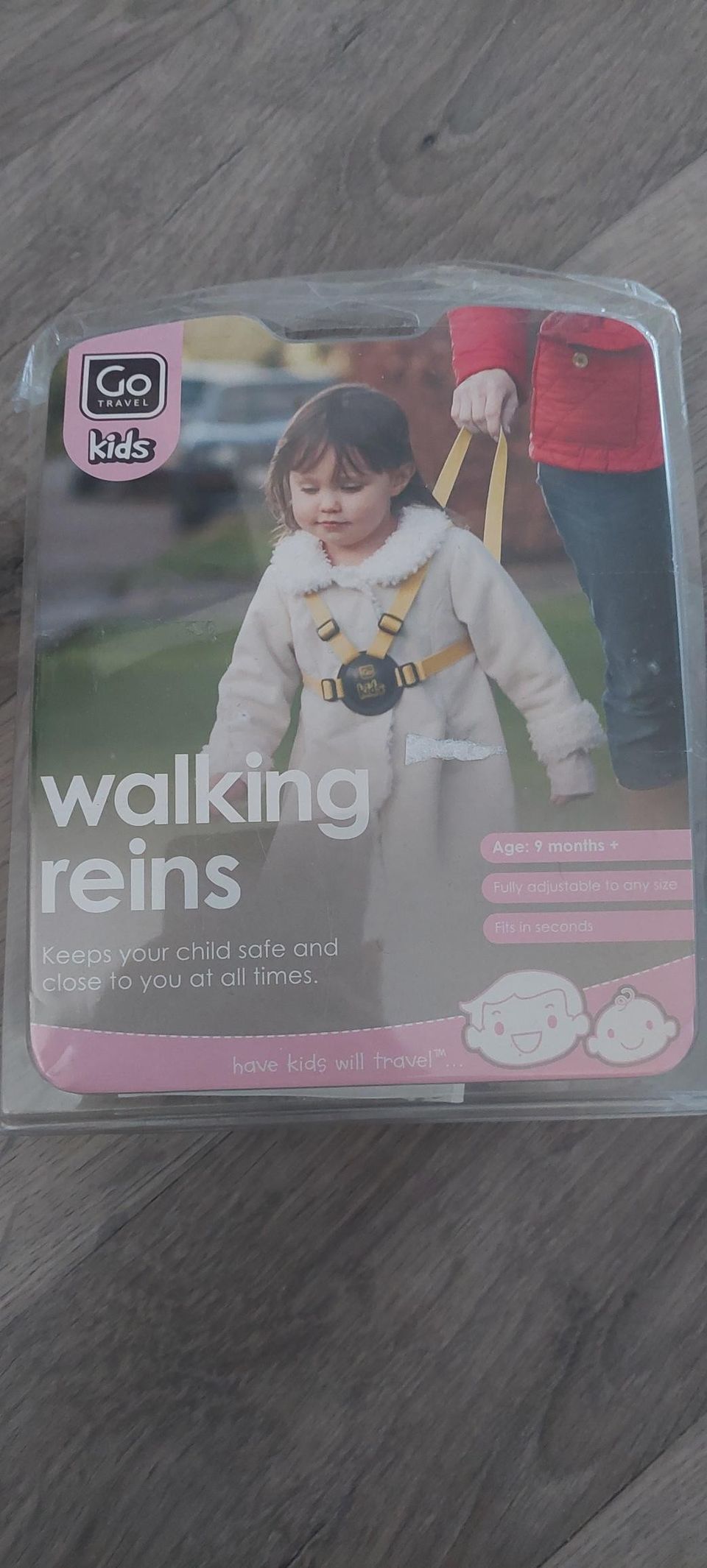 Walking reins baby/toddler uusi
