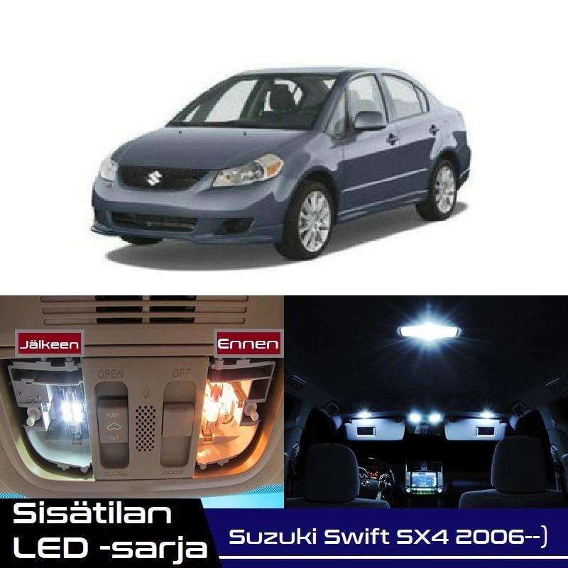 Suzuki SX4 Sisätilan LED -muutossarja 6000K