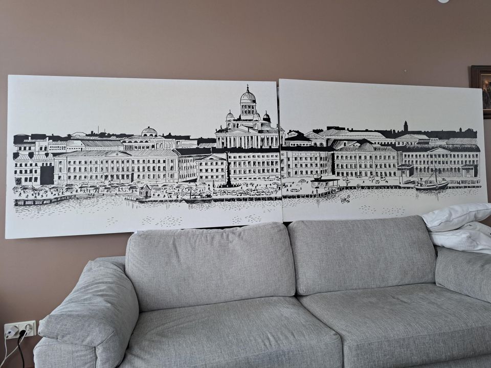 Helsinki mv siluetti 89 x 300