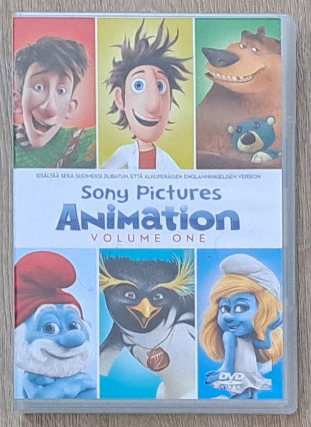 Sony pictures animation volume one dvd boksi