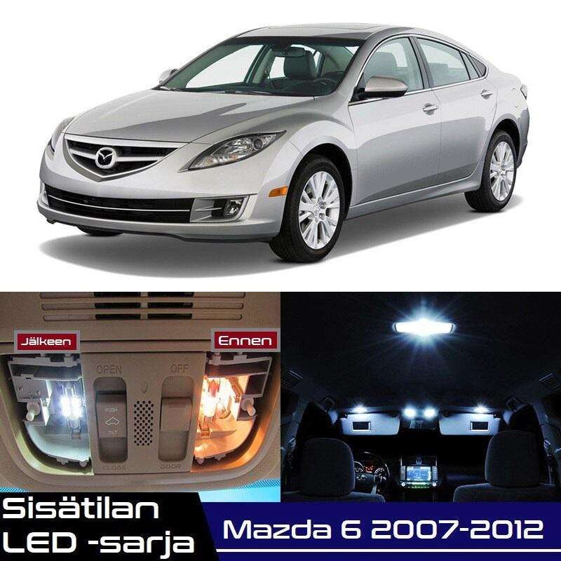 Mazda 6 (GH1) Sisätilan LED -muutossarja 6000K