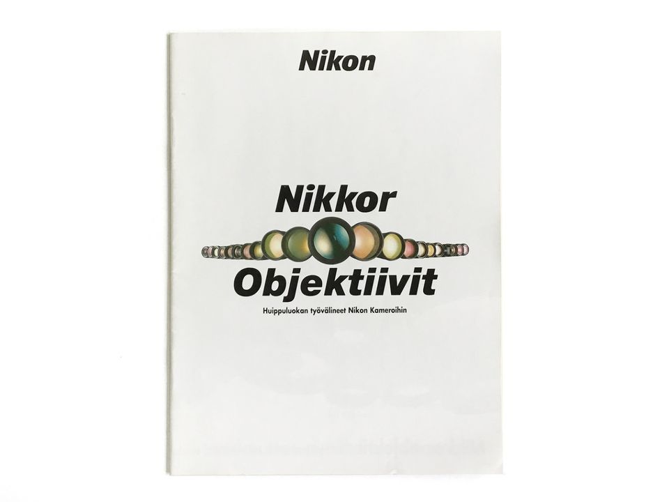 Nikon Nikkor objektiivit esite