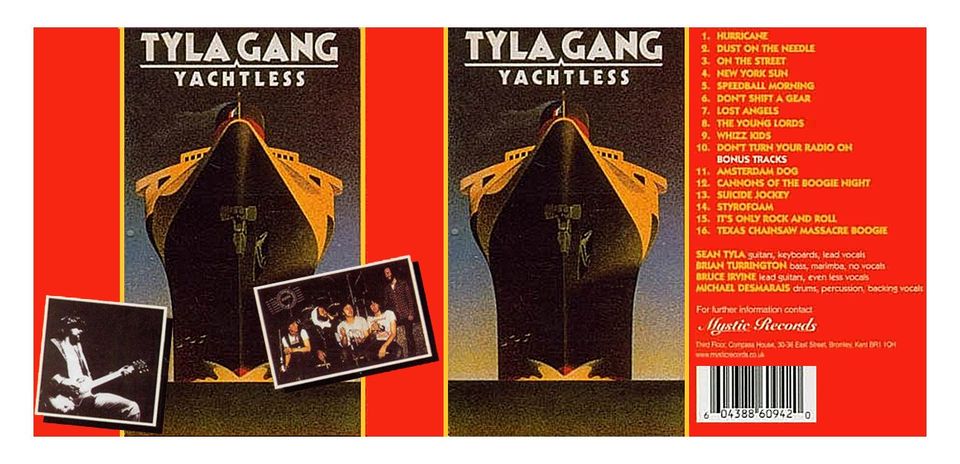 UUSI Tyla Gang Yachtless CD (2003) - Ilmainen Toimitus