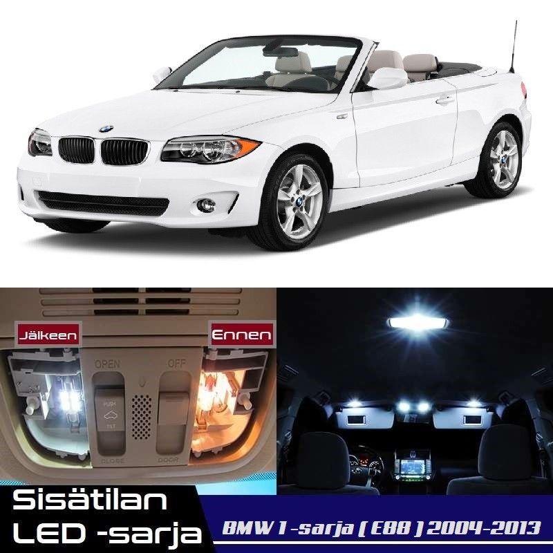 BMW 1 (E88) Sisätilan LED -muutossarja 6000K