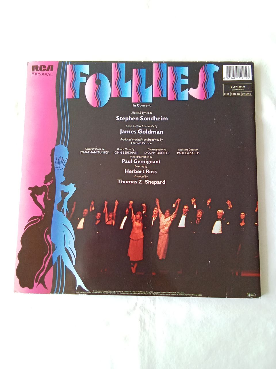 Follies in concert New York Philharmonic 2-LP 1985 vuodelta