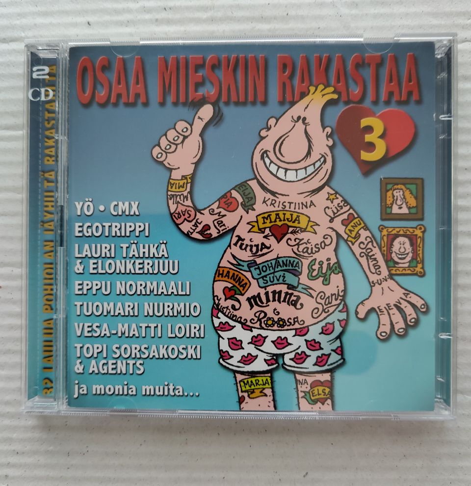 CD Osaa mieskin rakastaa 3 2CD