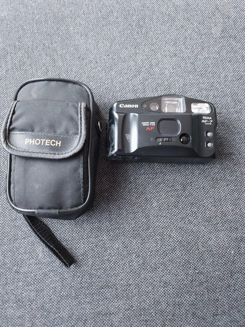 Kamera Canon prima AF-7 + suojakotelo
