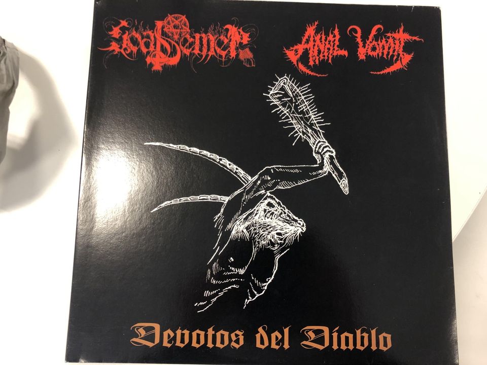 Goatsemen / Anal Vomit - Devotos del Diablo split DLP