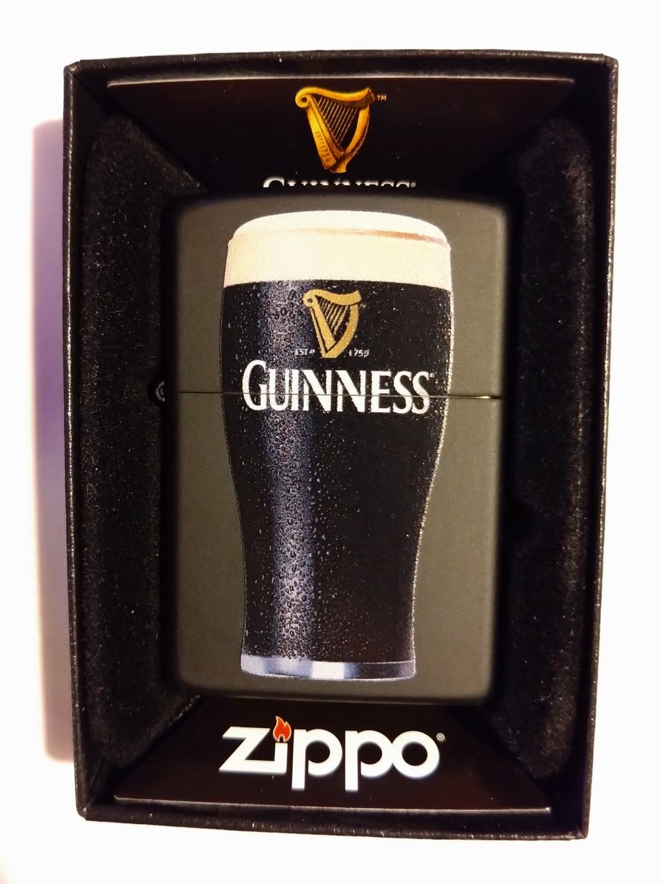 Zippo-sytkäri, Guinness, uudenveroinen