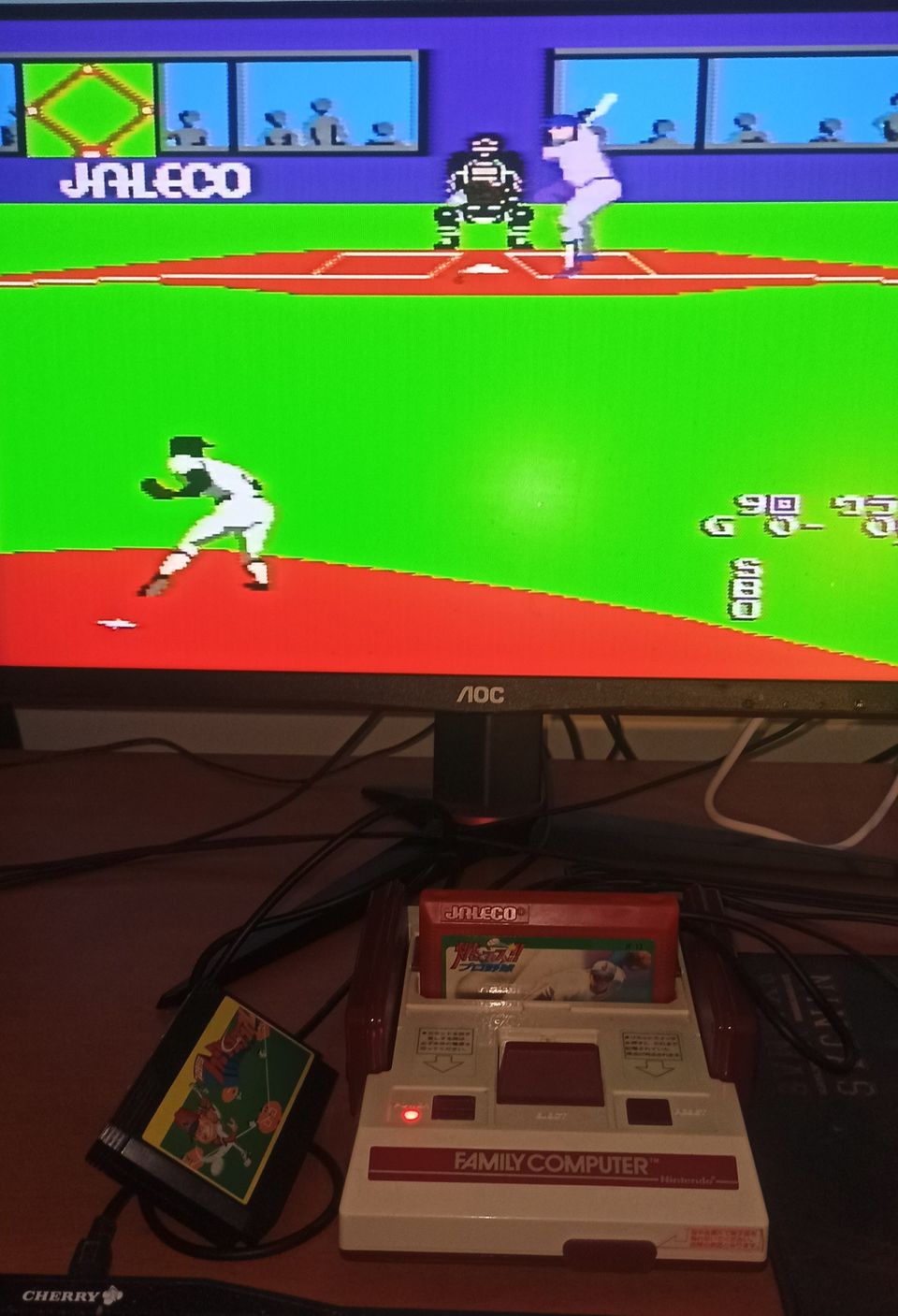 2kpl Nintendo Famicom baseball-pelejä