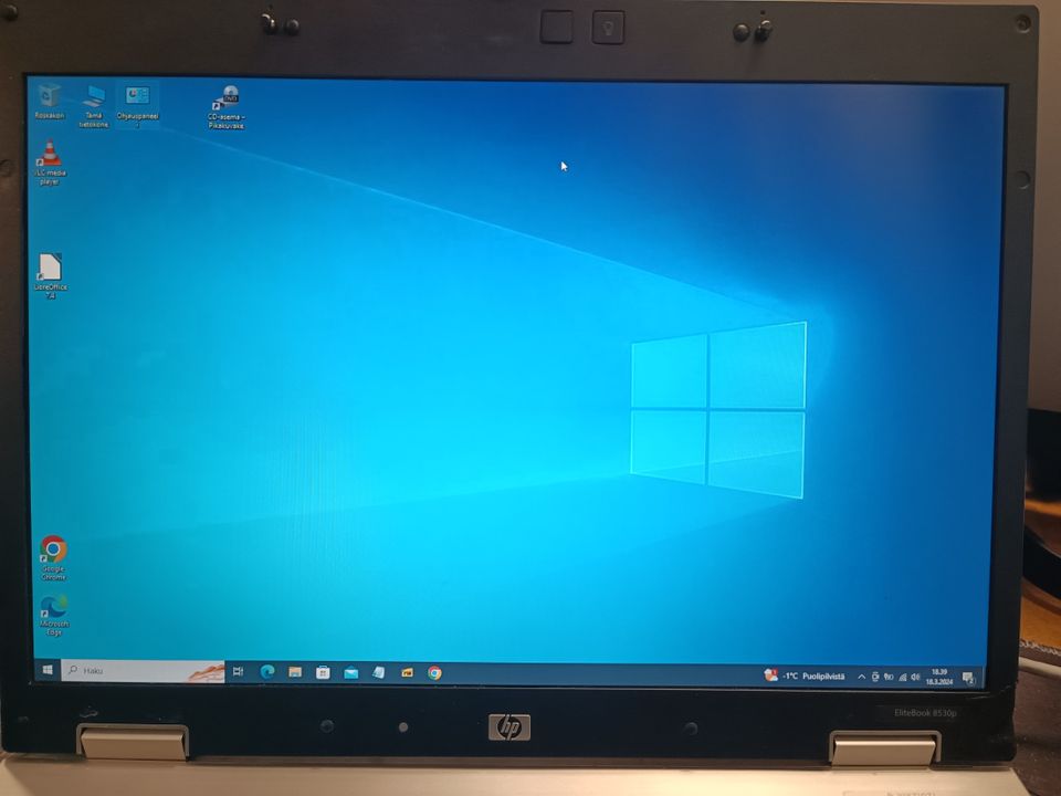 HP EliteBook 8530p, Win 10 Pro, (toinen)