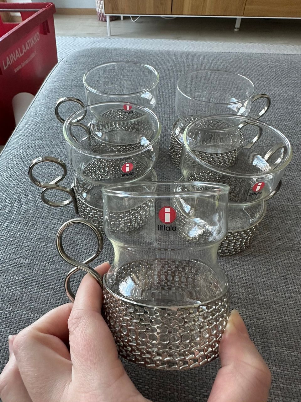 5kpl Iittala Tsaikkalaseja