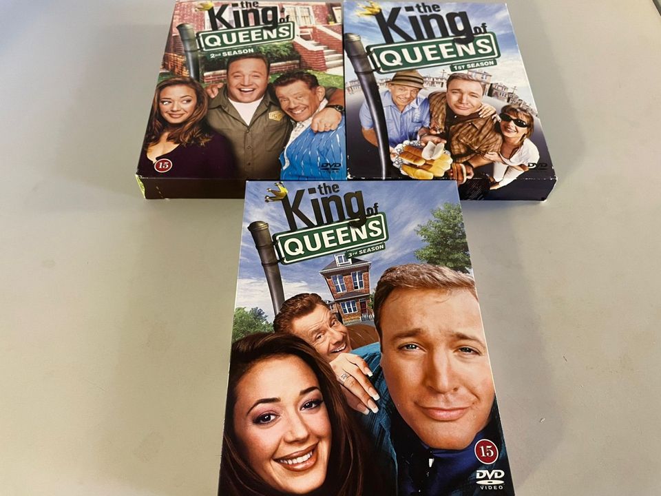 THE KING OF QUEENS / KELLARIN KUNKUT DVD kaudet 1 - 3