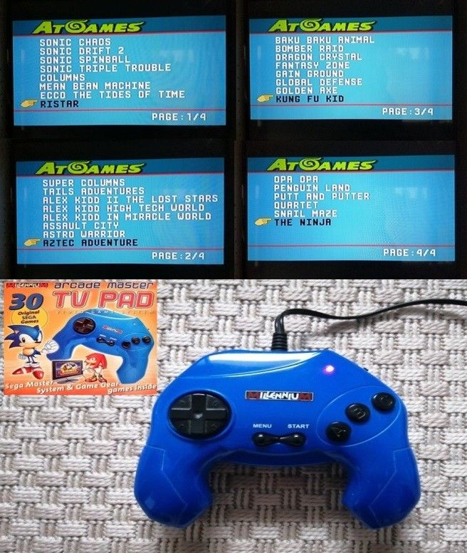 OSA 1 : Pelikonsoli - 30 kpl Sega peliä