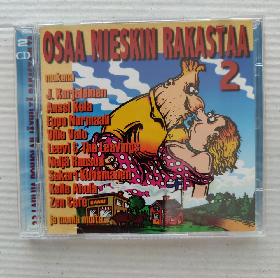 CD Osaa mieskin rakastaa 2 2CD-kansio