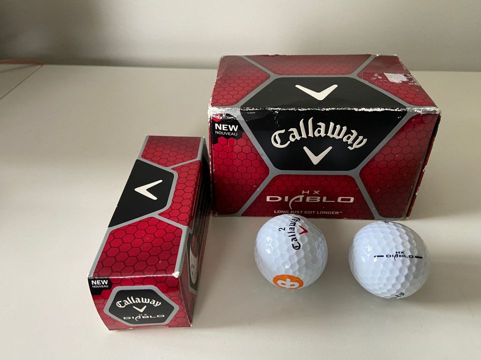 Uudet Callaway HX Diablo golfpallot x12
