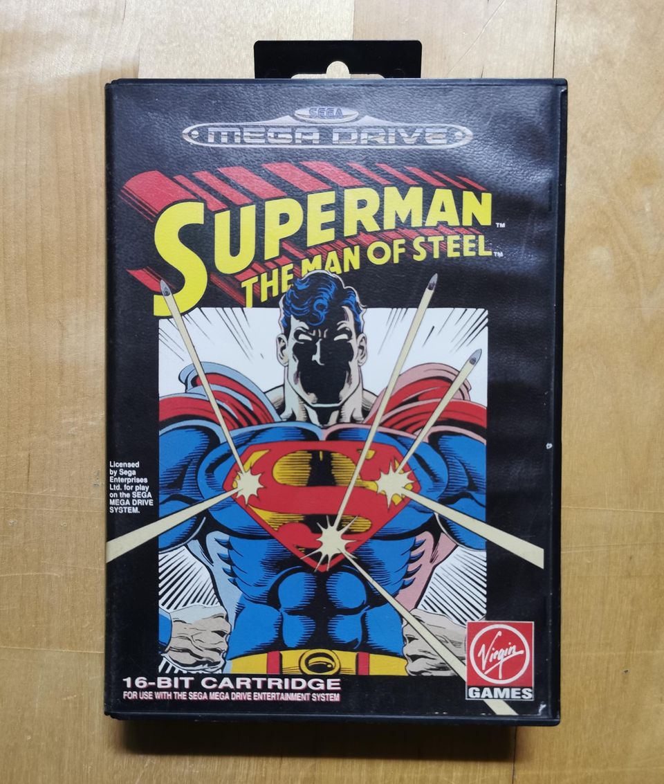 Sega Mega Drive Superman Man of Steel cib