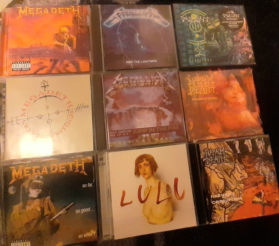 Metallica + Megadeth + Napalm Death + Testament CD