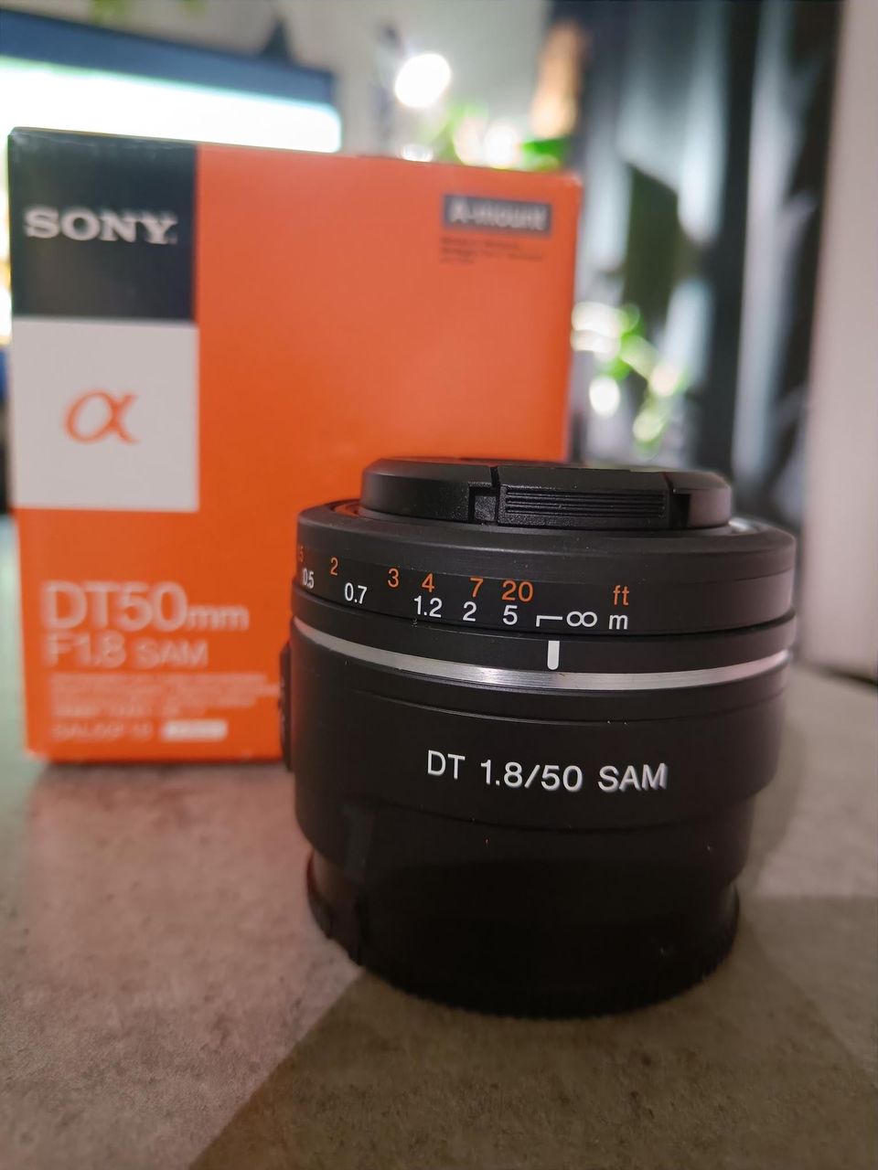 Sony DT 50mm f/1.8 SAM objektiivi