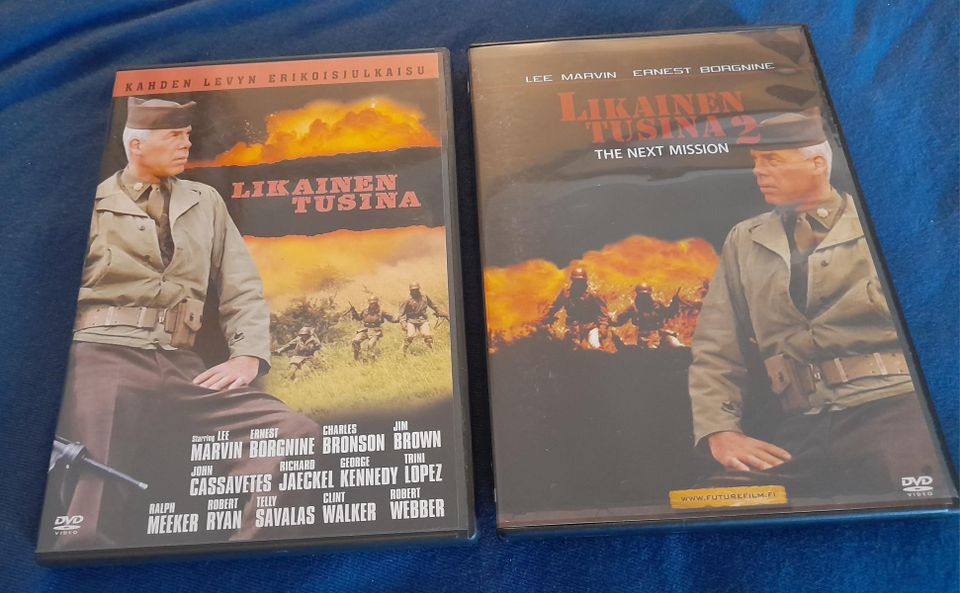 Likainen tusina 1&2 dvd