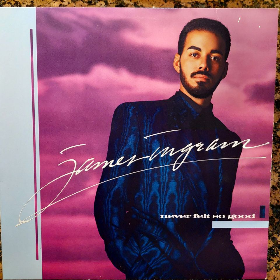 Soul: James Ingram Never Felt So Good LP 1986