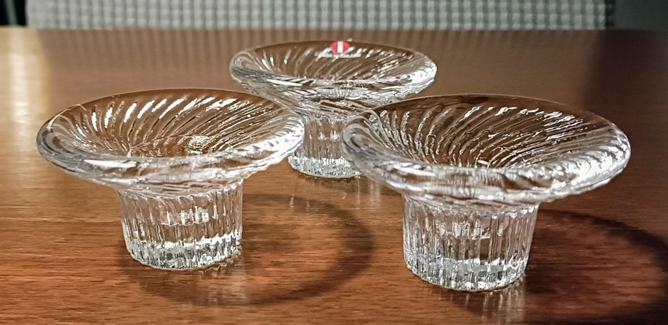 Iittala Poppa kynttilänjalka 3 kpl, Valto Kokko