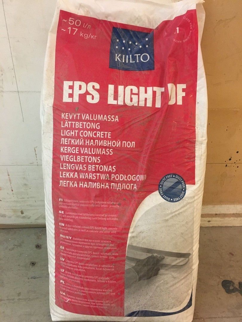 Lattiamassa Kiilto EPS Light DF 17kg