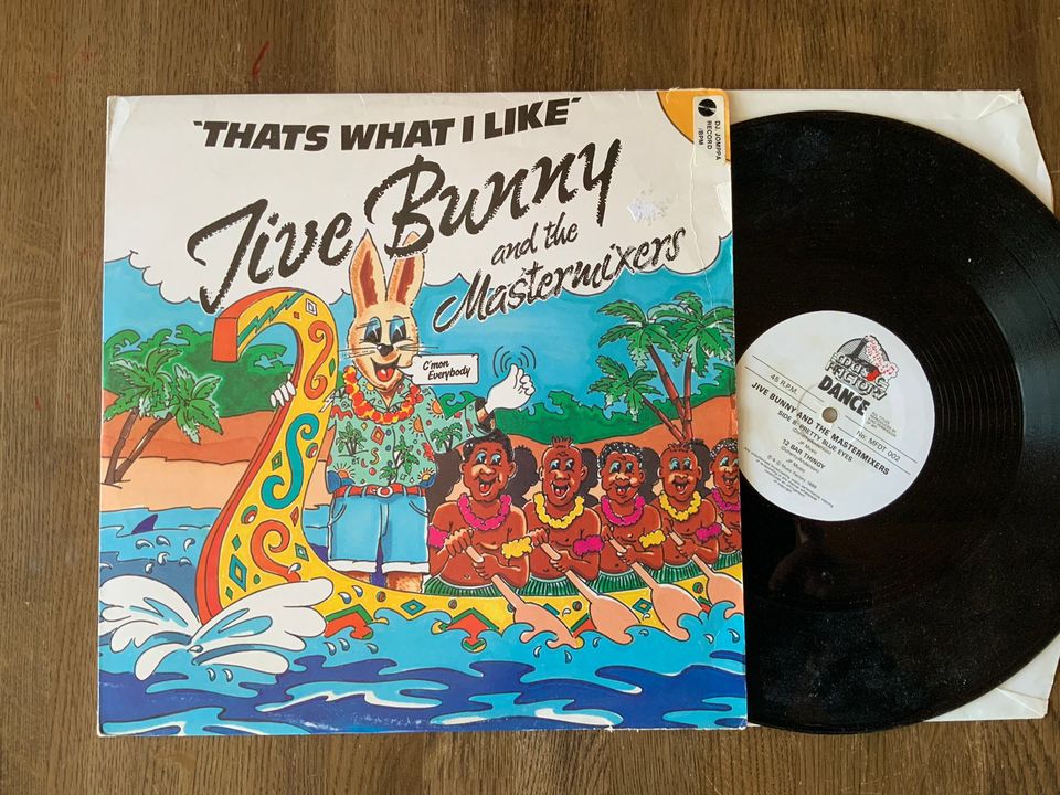 Jive Bunny And The Mastermixers – That's What I Like 12"