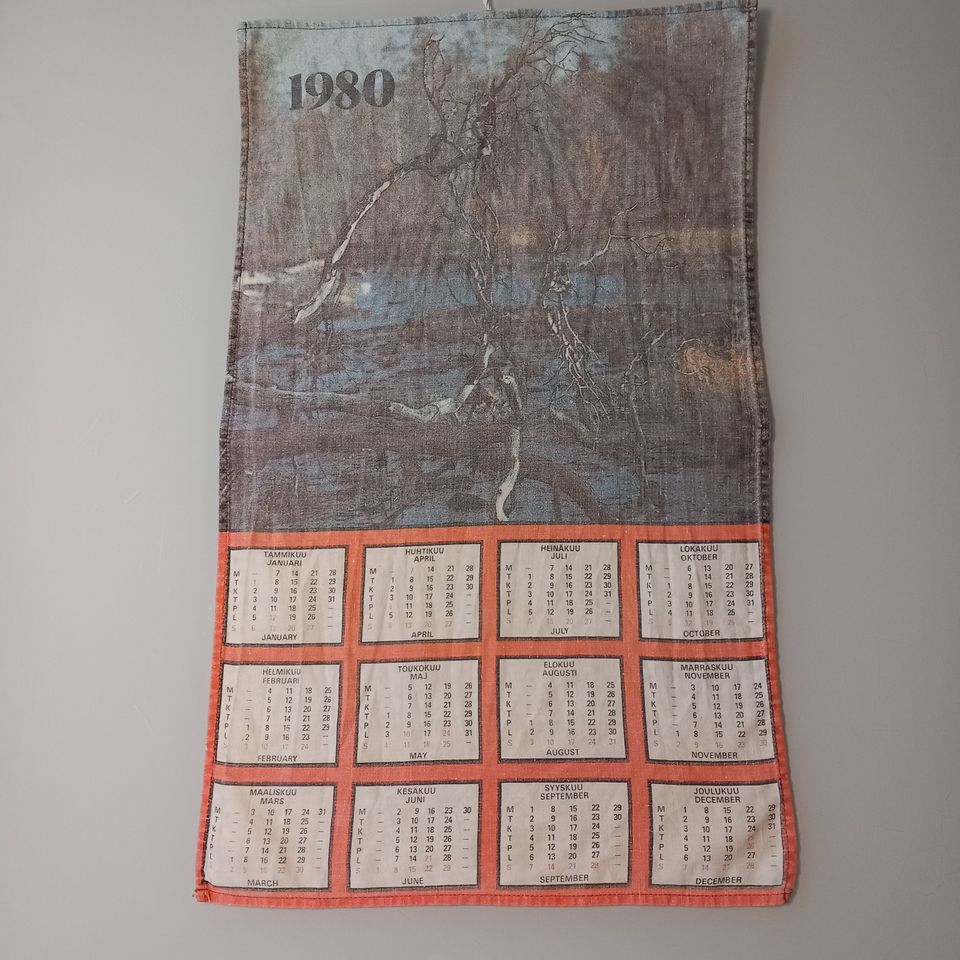 Kalenteripyyhe 1980