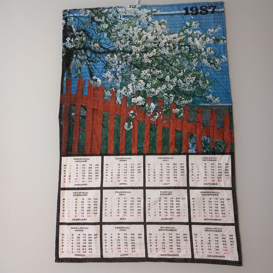 Kalenteripyyhe 1987