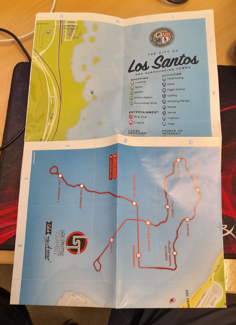Los Santoksen kartta
