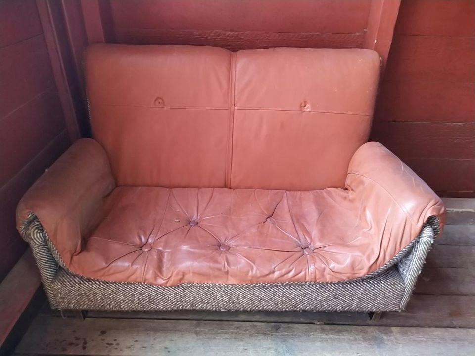 Lasten nahka sohva