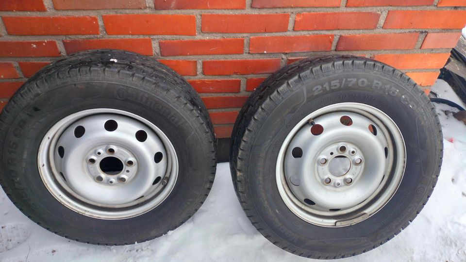 215/70R15 5x118 Continental kesärengaspari.