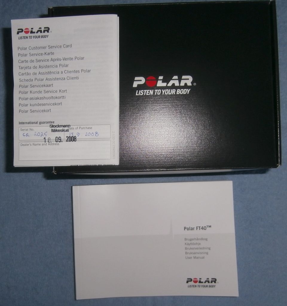 Polar FT40 sykemittari