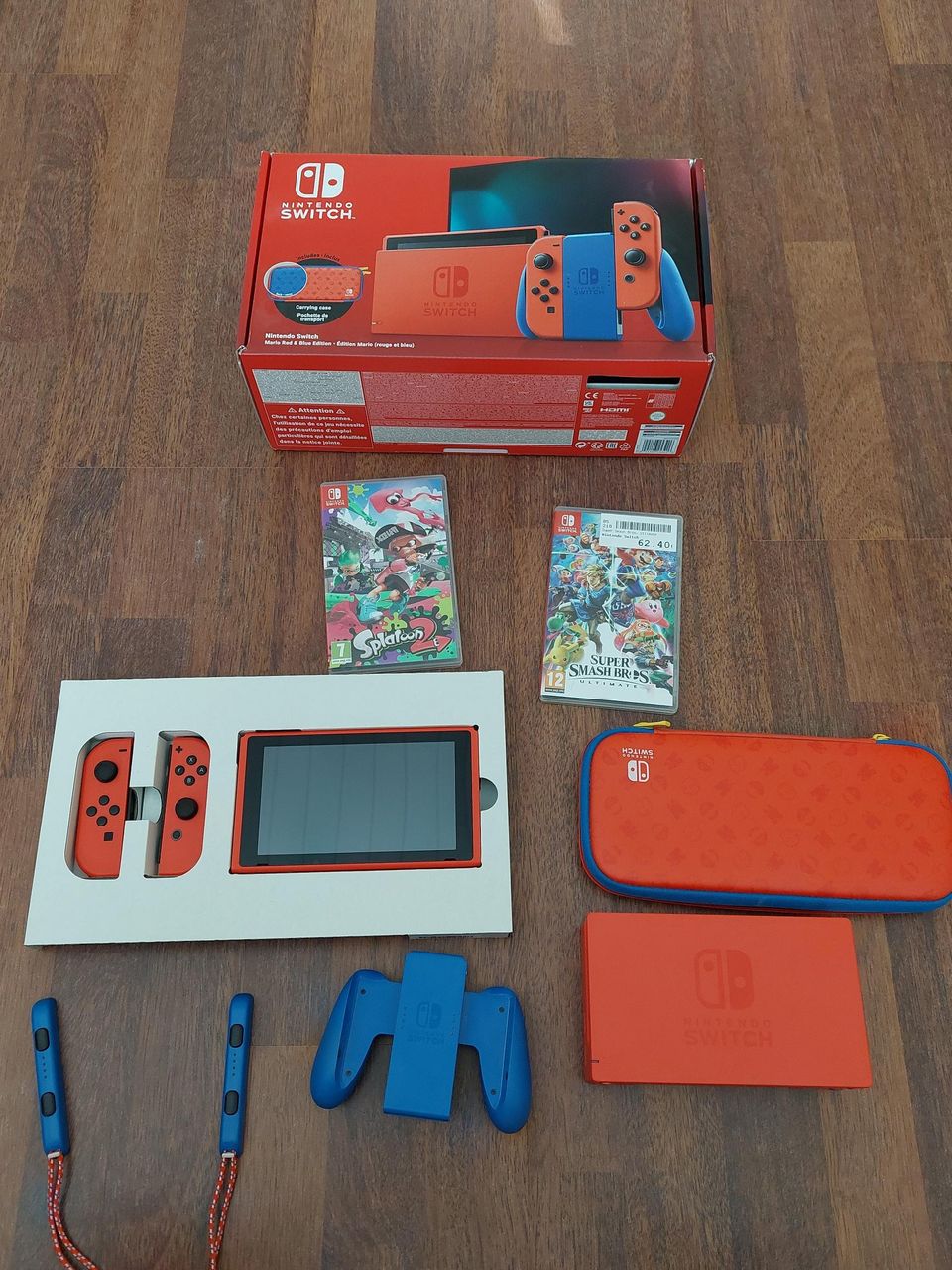 Nintendo switch Mario Red & Blue edition