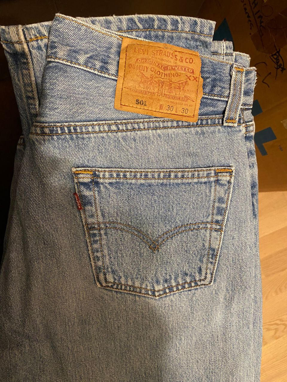 LEVI’s 501 farkut, 3kpl, vähän käytetyt