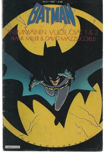 Kaksi vanhaa Batman lehteä vuodelta 1987 + Lepakkomies 3/1978